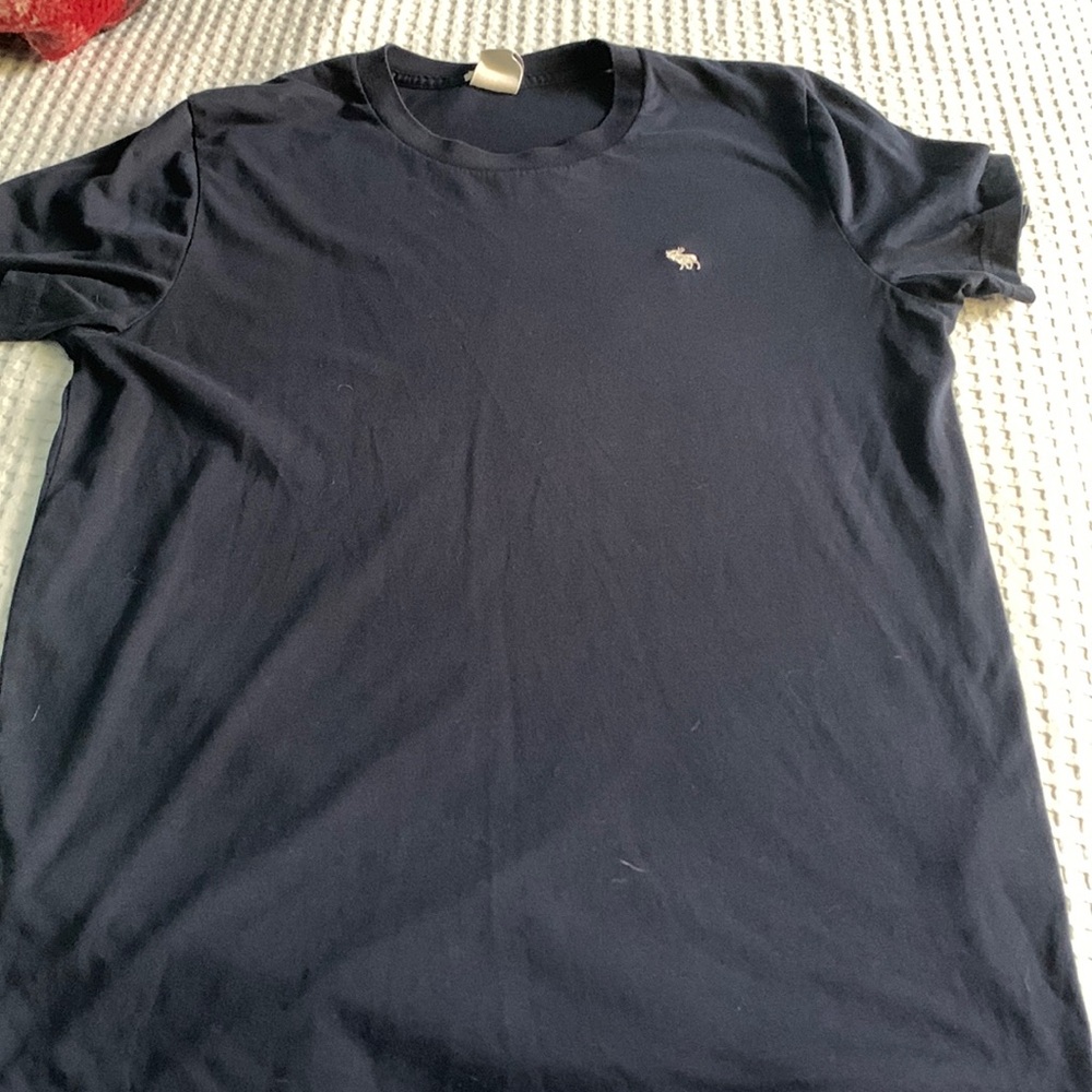 Men’s S/S Abercrombie & Fitch Logo Tee Size Large